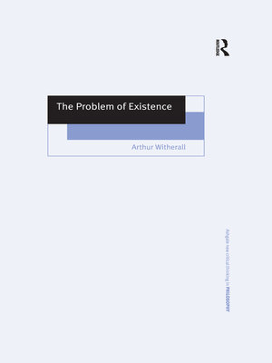 cover image of The Problem of Existence